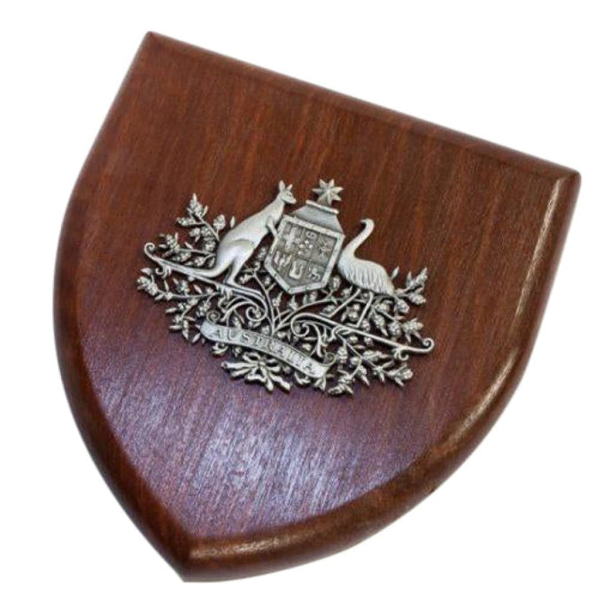 Presentation Plaque Australian Coat of Arms Plaque Large Pewter - Cadetshop