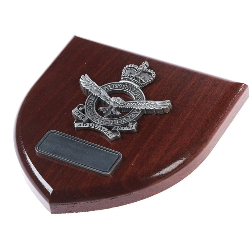 Load image into Gallery viewer, Presentation Plaque Royal Australian Air Force RAAF Plaque Large Pewter - Cadetshop
