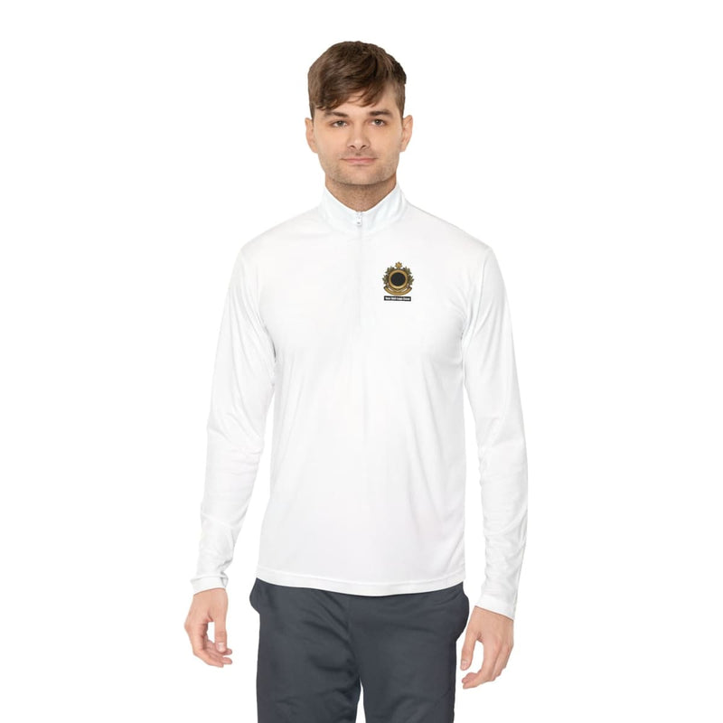 Load image into Gallery viewer, Quarter-Zip Pullover Custom Logo Crest - Cadetshop
