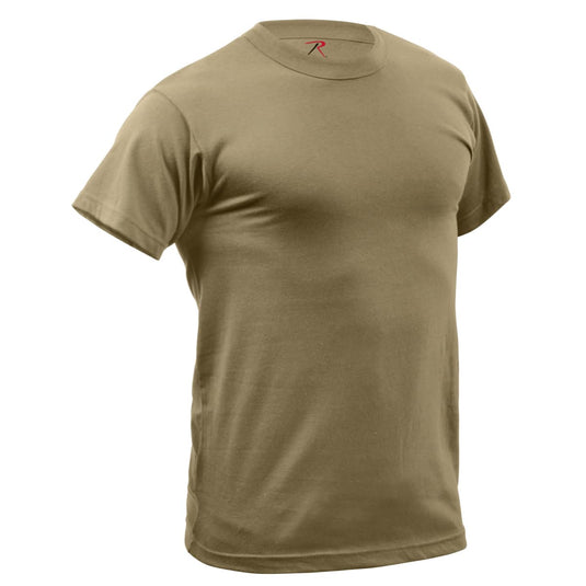 Quick Dry Moisture Wicking T-Shirt Coyote Brown - Cadetshop