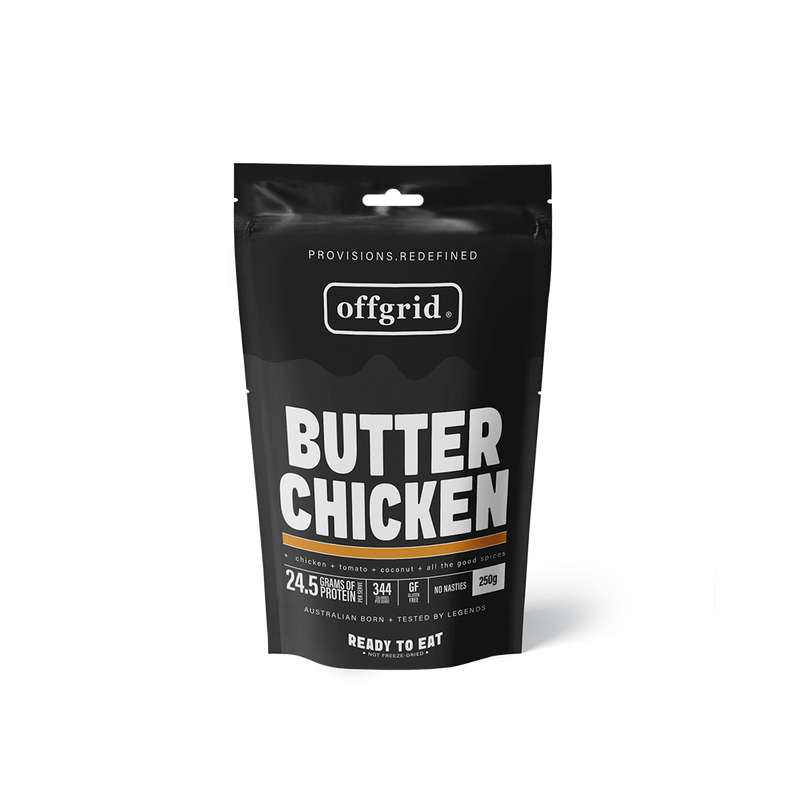 Load image into Gallery viewer, Rations Meal Ready to Eat Single Serve MRE Offgrid  Butter Chicken
