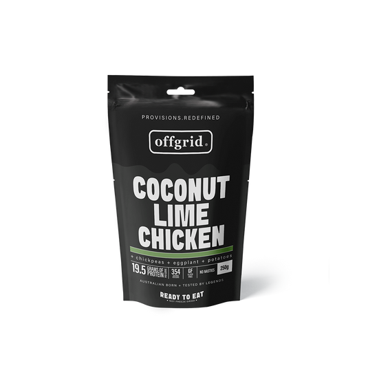 Rations Meal Ready to Eat Single Serve MRE Offgrid Coconut Lime Chicken