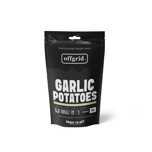 Rations Meal Ready to Eat Single Serve MRE Offgrid Garlic Potatoes