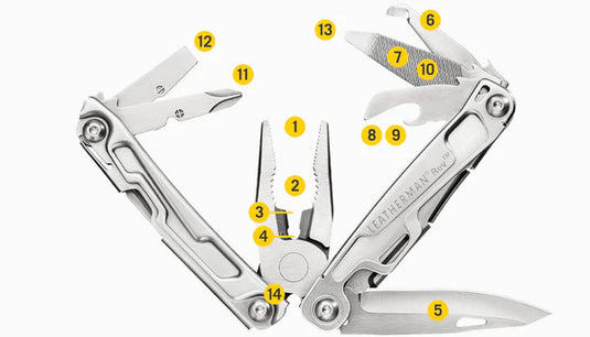 Leatherman Multi-Tool REV 14 Tools - Cadetshop