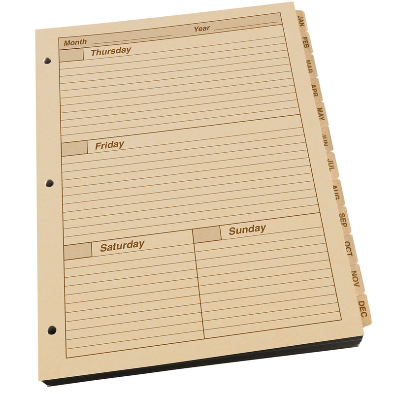 Load image into Gallery viewer, Rite in the Rain Maxi Daily Planner Refills With 3 Hole Punch 8.5 X 11 in - Cadetshop
