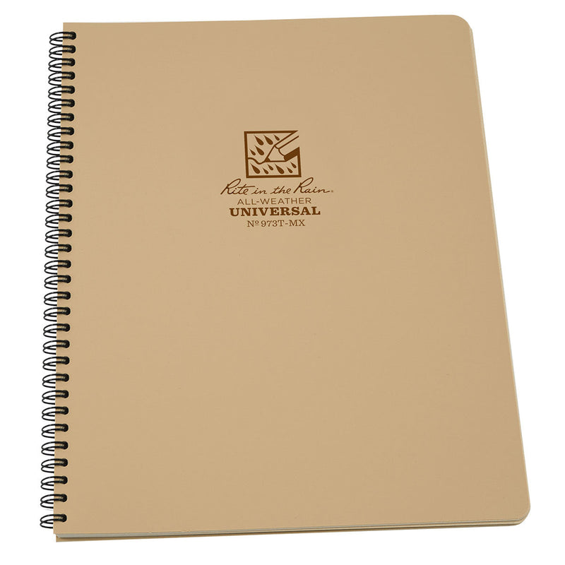 Load image into Gallery viewer, Rite in the Rain Maxi Side Spiral Polydura Notebook 8.5 x 11 in - Cadetshop
