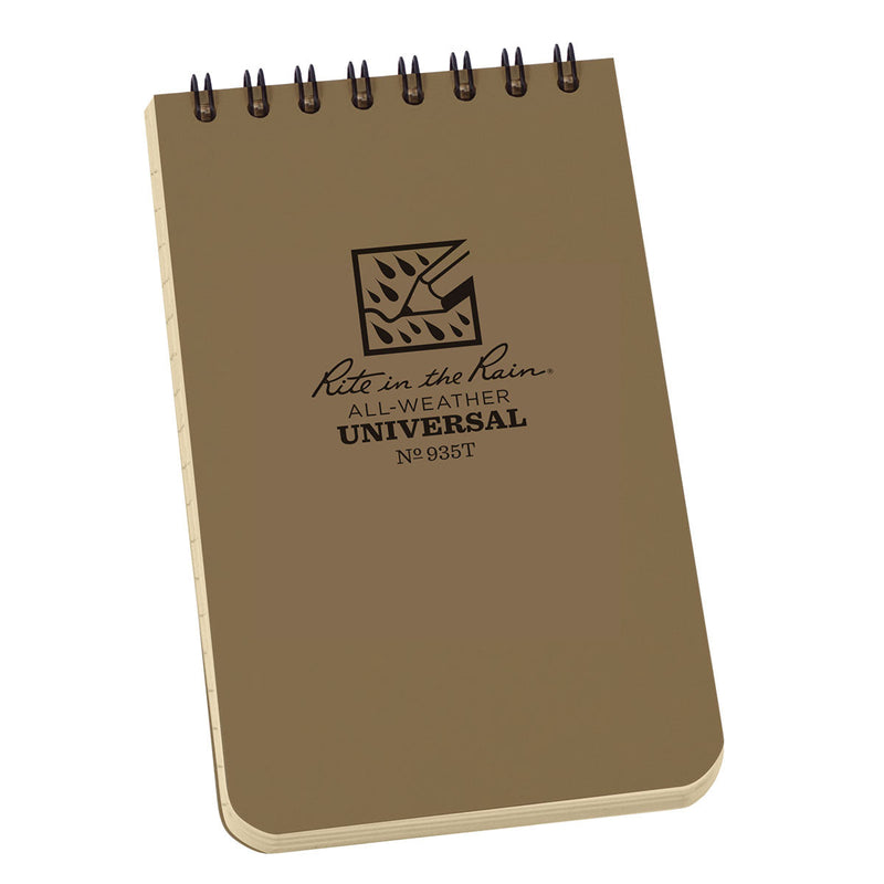 Load image into Gallery viewer, Rite in the Rain Top Spiral Polydura Notebook 3 x 5 in - Cadetshop
