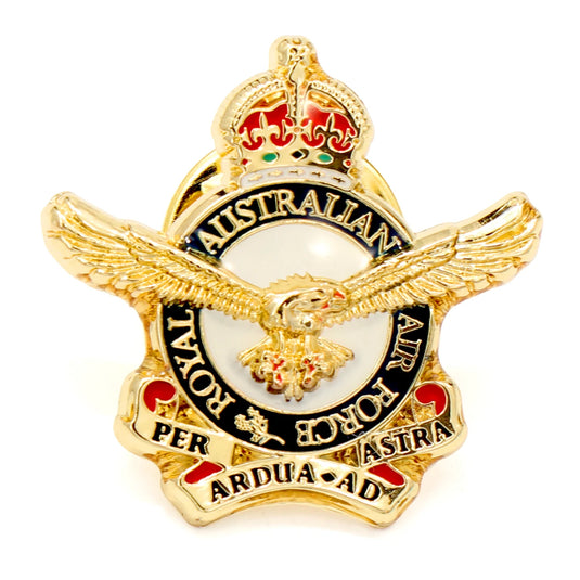 Royal Australian Air Force RAAF Crest Lapel Pin CIIIR - Cadetshop