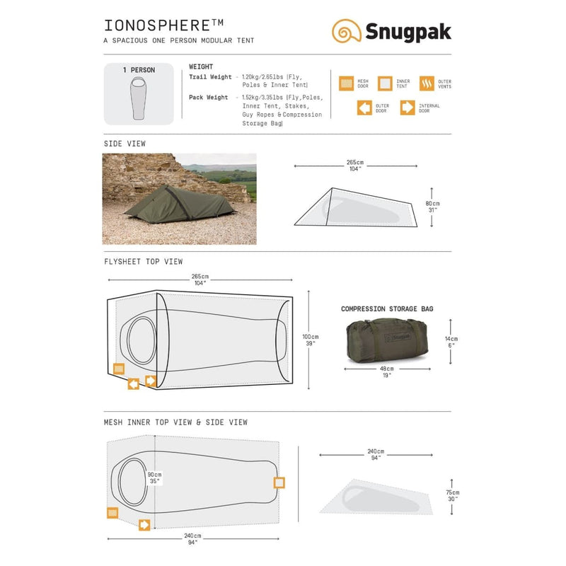 Load image into Gallery viewer, Snugpak Bivi Shelter Ionosphere - Cadetshop
