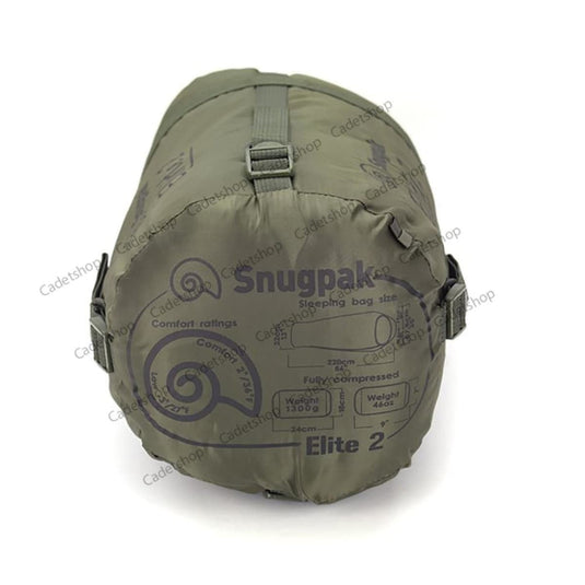 Snugpak Softie Elite 2 Sleeping Bag - LH Olive - Cadetshop