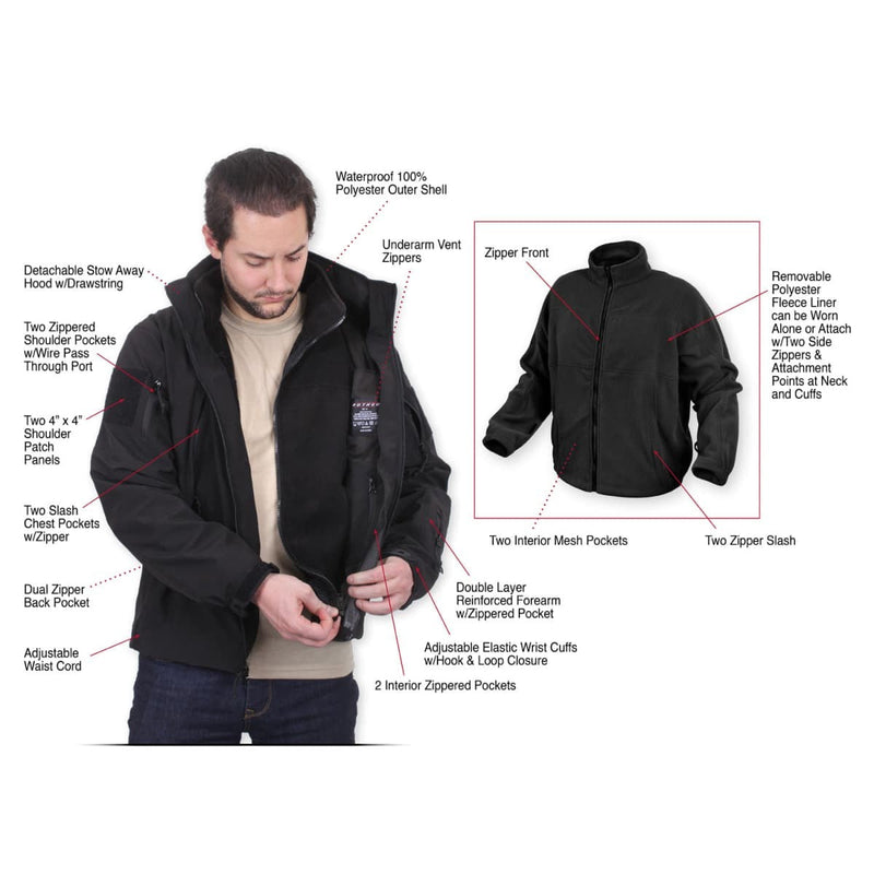 Load image into Gallery viewer, Softshell 3 in 1 Special Ops Jacket Coyote Brown - Cadetshop
