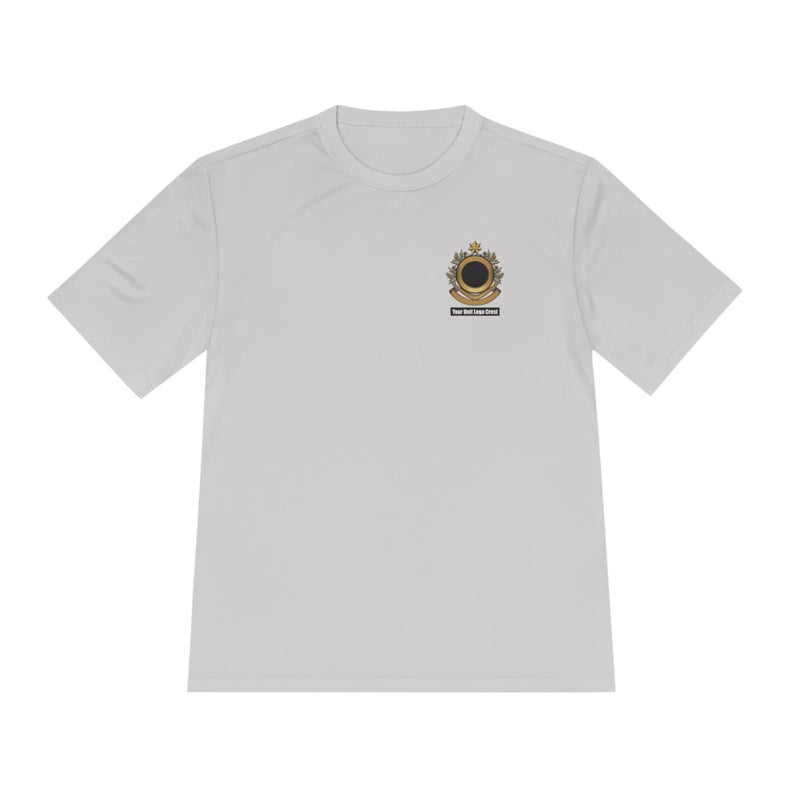 Load image into Gallery viewer, Sports Unisex Moisture Wicking Tee Custom Logo Crest - Cadetshop
