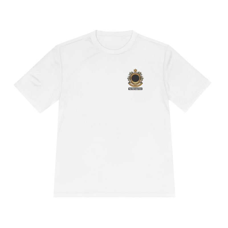Load image into Gallery viewer, Sports Unisex Moisture Wicking Tee Custom Logo Crest - Cadetshop
