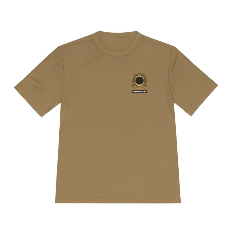 Load image into Gallery viewer, Sports Unisex Moisture Wicking Tee Custom Logo Crest - Cadetshop
