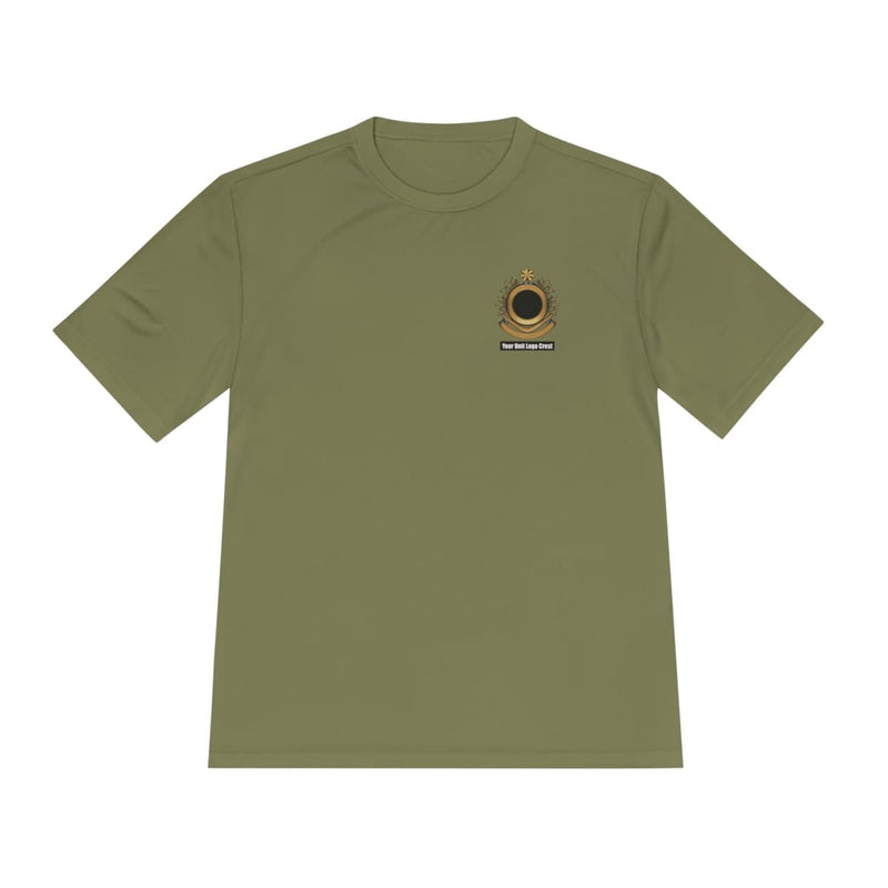 Load image into Gallery viewer, Sports Unisex Moisture Wicking Tee Custom Logo Crest - Cadetshop
