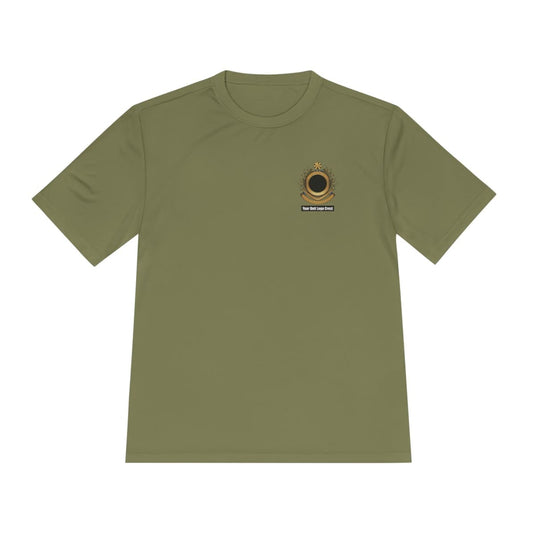 Sports Unisex Moisture Wicking Tee Custom Logo Crest - Cadetshop