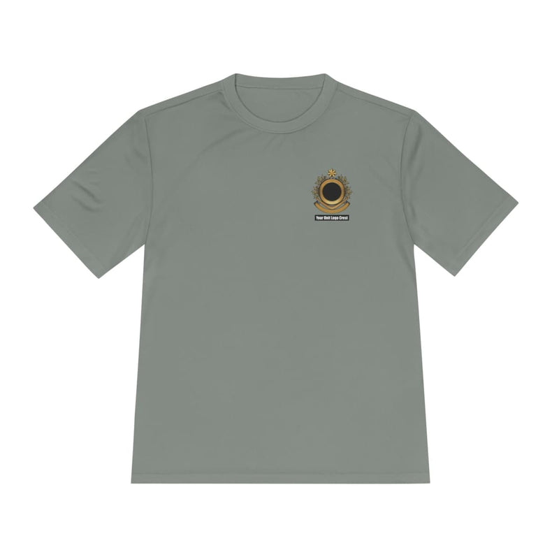 Load image into Gallery viewer, Sports Unisex Moisture Wicking Tee Custom Logo Crest - Cadetshop
