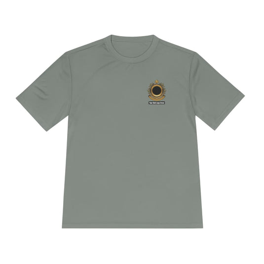 Sports Unisex Moisture Wicking Tee Custom Logo Crest - Cadetshop