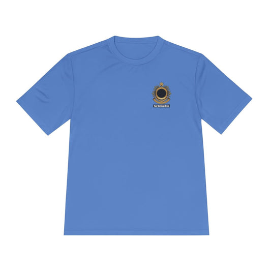 Sports Unisex Moisture Wicking Tee Custom Logo Crest - Cadetshop
