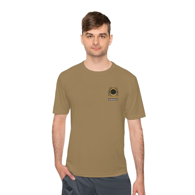 Load image into Gallery viewer, Sports Unisex Moisture Wicking Tee Custom Logo Crest - Cadetshop
