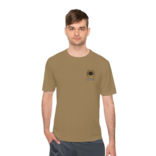 Sports Unisex Moisture Wicking Tee Custom Logo Crest - Cadetshop
