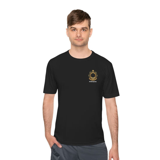 Sports Unisex Moisture Wicking Tee Custom Logo Crest - Cadetshop