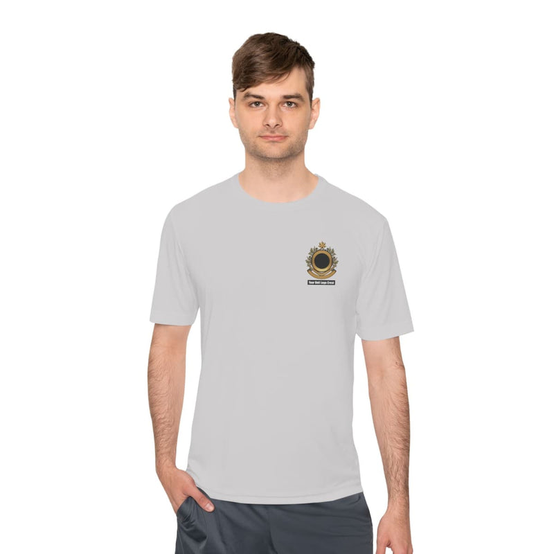 Load image into Gallery viewer, Sports Unisex Moisture Wicking Tee Custom Logo Crest - Cadetshop
