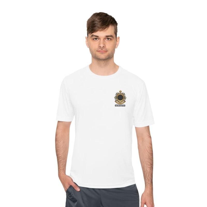 Load image into Gallery viewer, Sports Unisex Moisture Wicking Tee Custom Logo Crest - Cadetshop
