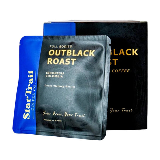 Star Trail Camp Coffee Outblack Roast Blend Drip Bags - Cadetshop