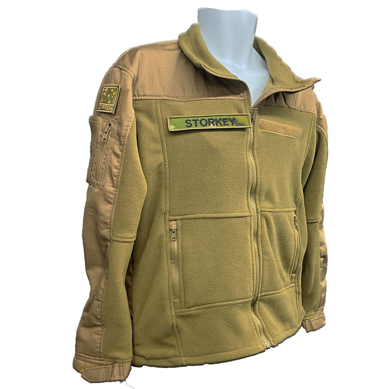 Load image into Gallery viewer, Tactical Fleece Combat Jacket Coyote Tan - Cadetshop
