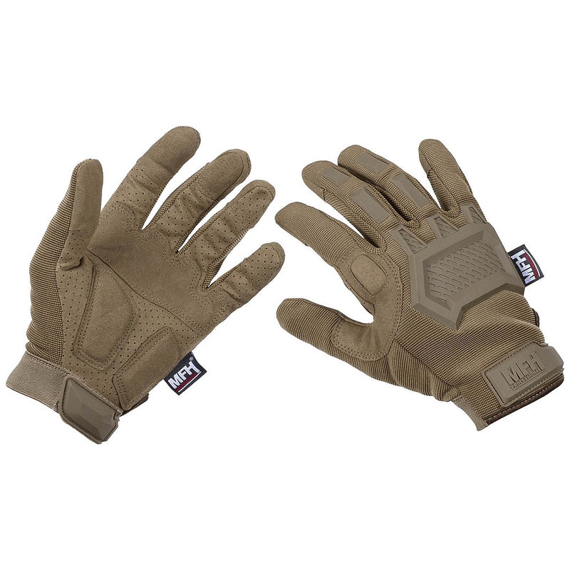Load image into Gallery viewer, Tactical Gloves Coyote Tan Action Gloves - Cadetshop

