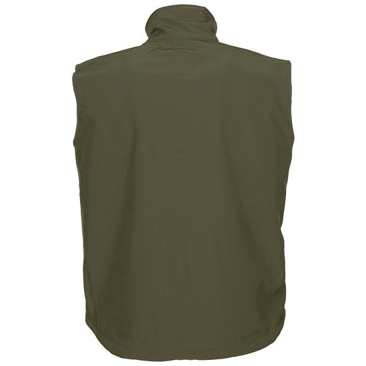 Tactical Soft Shell Olive Drab Vest - Cadetshop