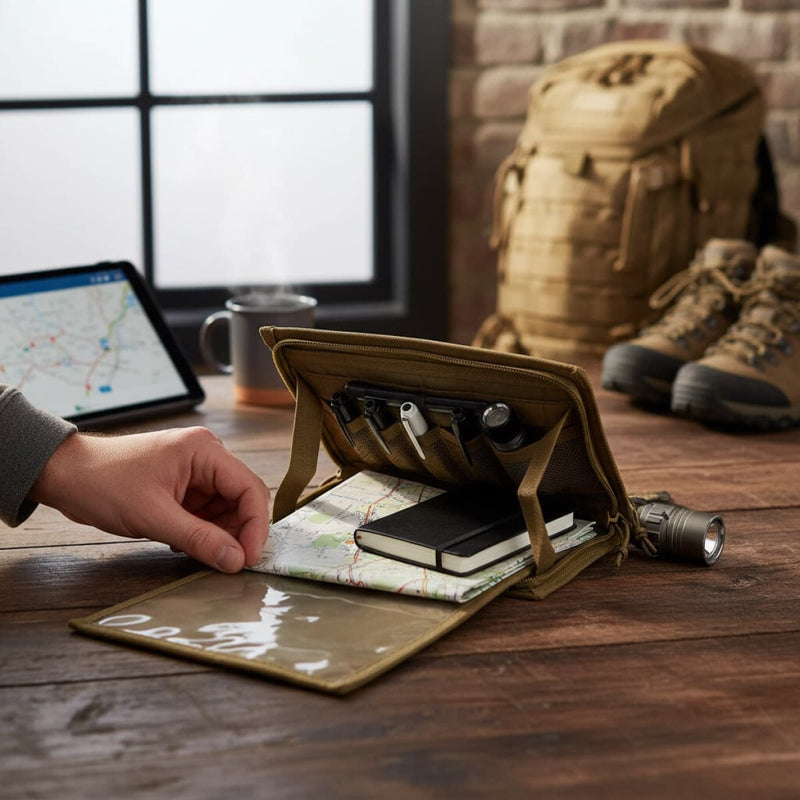 Load image into Gallery viewer, TAS Officer Commander Organiser with Clear Document Sleeve - Cadetshop
