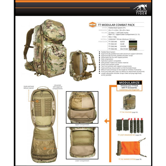 Tasmanian Tiger Modular Combat Pack - Cadetshop