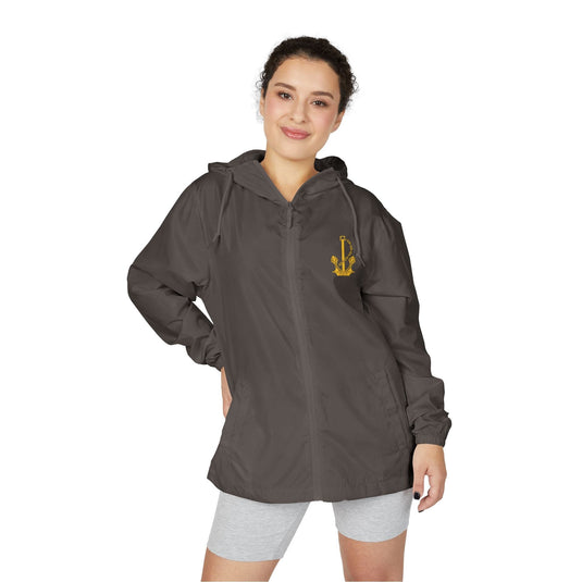 Unisex Full-Zip Windbreaker Jacket Anchor Navy Collection - Cadetshop