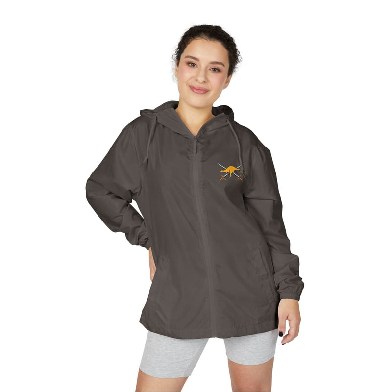 Load image into Gallery viewer, Unisex Full-Zip Windbreaker Jacket Crossed Swords Kangaroo Army Collection - Cadetshop
