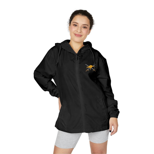 Unisex Full-Zip Windbreaker Jacket Crossed Swords Kangaroo Army Collection - Cadetshop