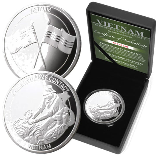 Vietnam Limited Edition Medallion CAC-Saving Life Under Fire - Cadetshop