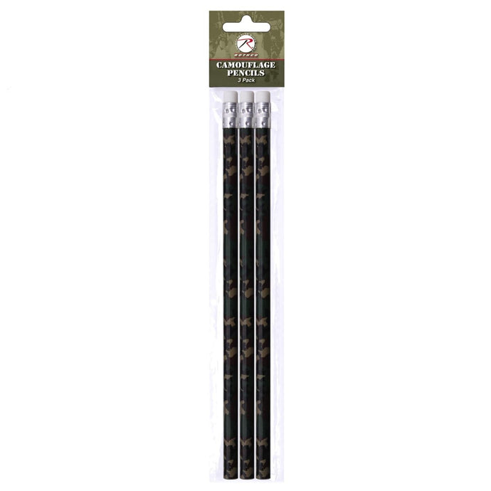 Woodland Cammo Pencils - Cadetshop